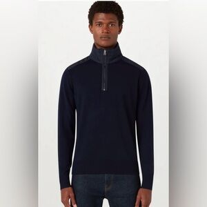 Polo by Ralph Lauren Navy Zip-Up Sweater
